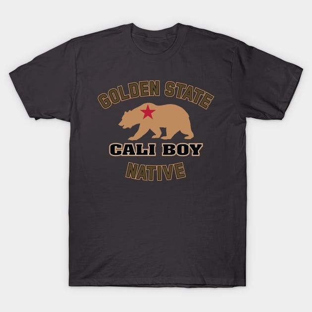 Cali Boy (Golden State Native) T-Shirt by CaliKringle